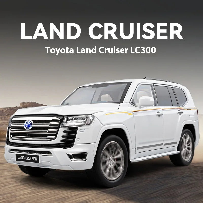 1:18 Toyota Land Cruiser LC300 Diecast SUV Model Car – Alloy Collectible Toy