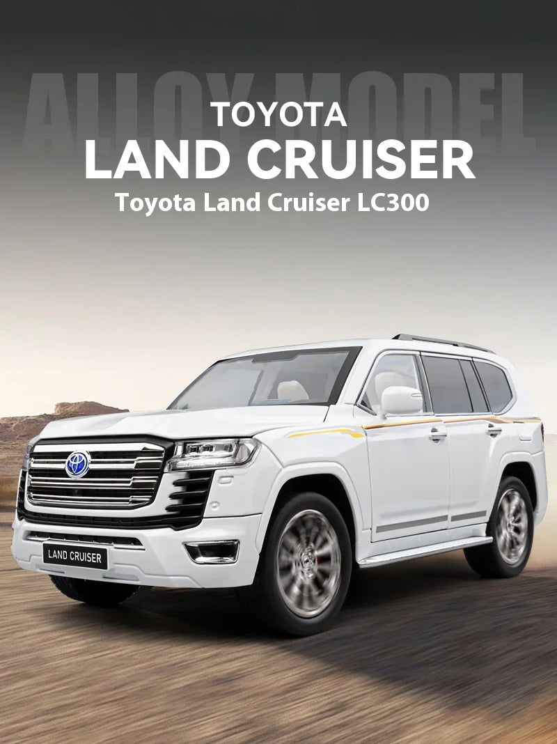 1:18 Toyota Land Cruiser LC300 Diecast SUV Model Car – Alloy Collectible Toy