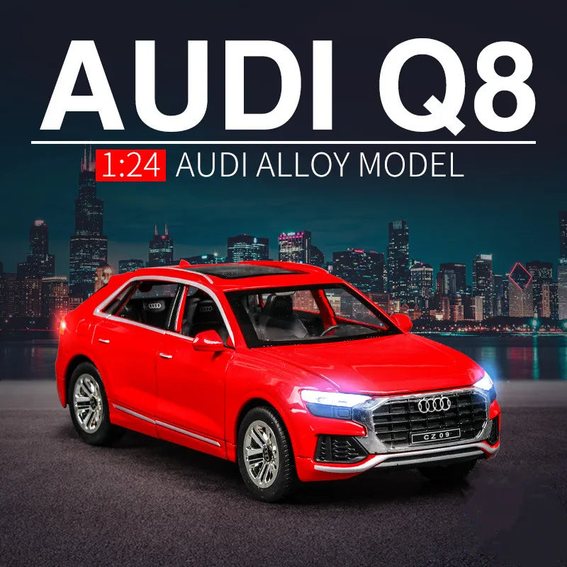 AUDI Q8 SUV Alloy Car Model Diecasts