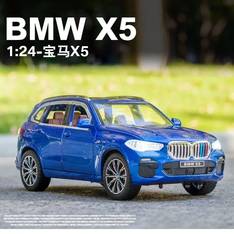 BMW X5 SUV Alloy Model Car with Sound and Lights