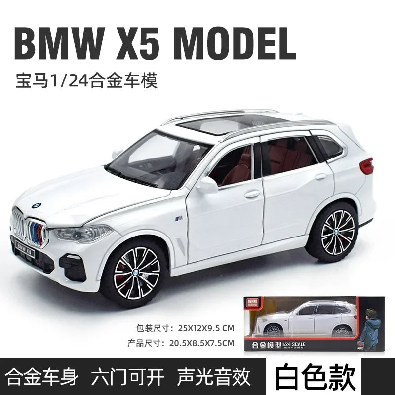 BMW X5 SUV Alloy Model Car with Sound and Lights