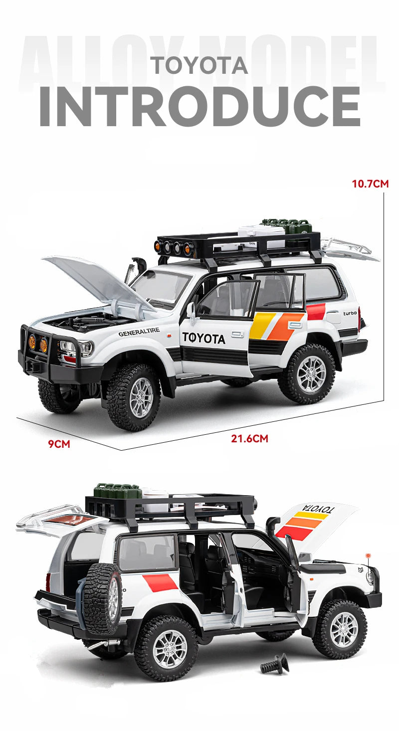 Toyota Land Cruiser LC80 1:24 Scale Car Model