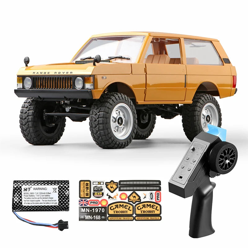 Land Rover Defender MN168 RC Car Crawler – 1:12 Scale 2.4G 4WD Off-Road Truck